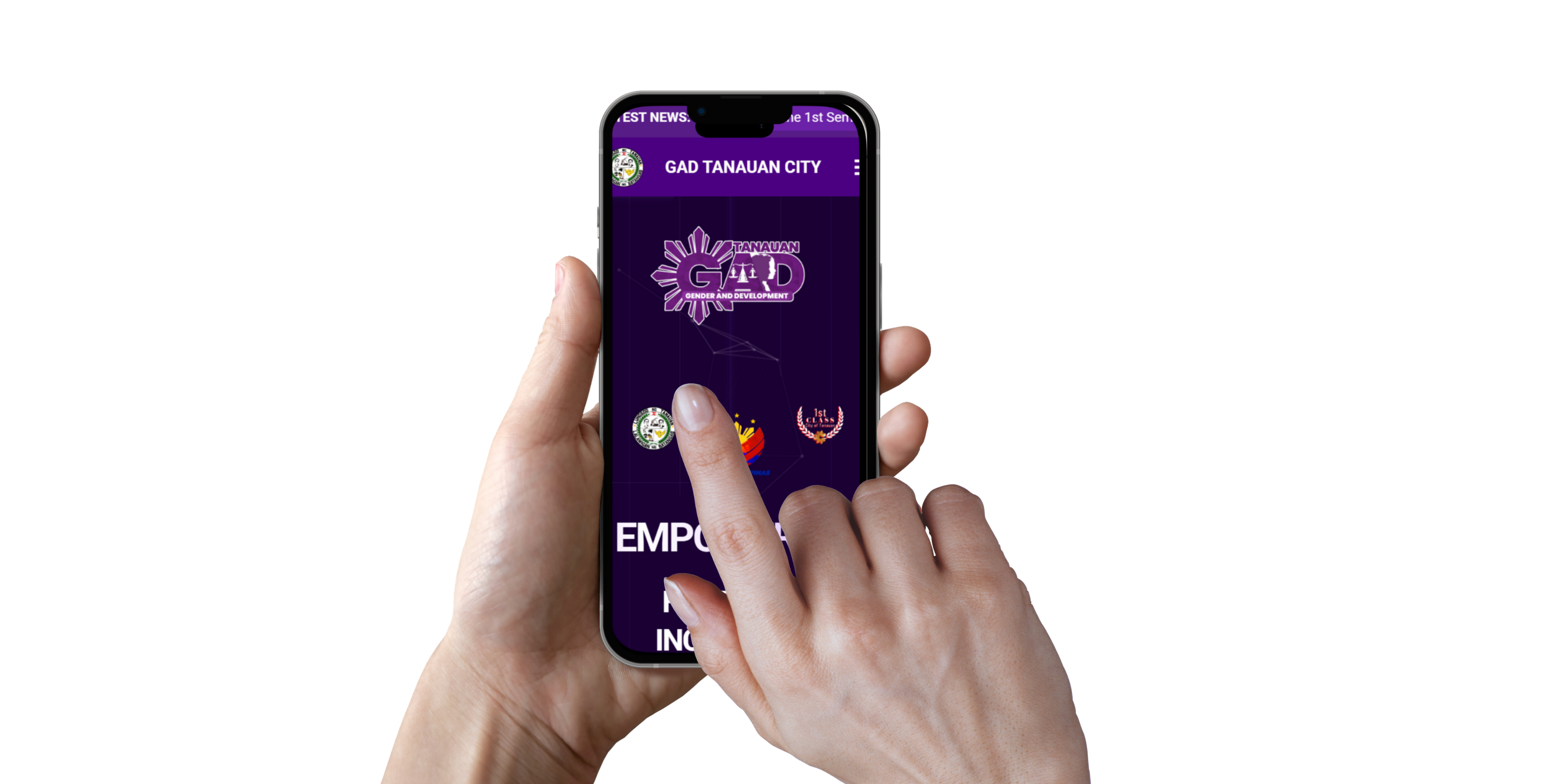 Social feed on phone